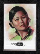 2020 Star Wars: Stellar Signatures Reprints Rose Tico Louise Draper Sketch 0dx5