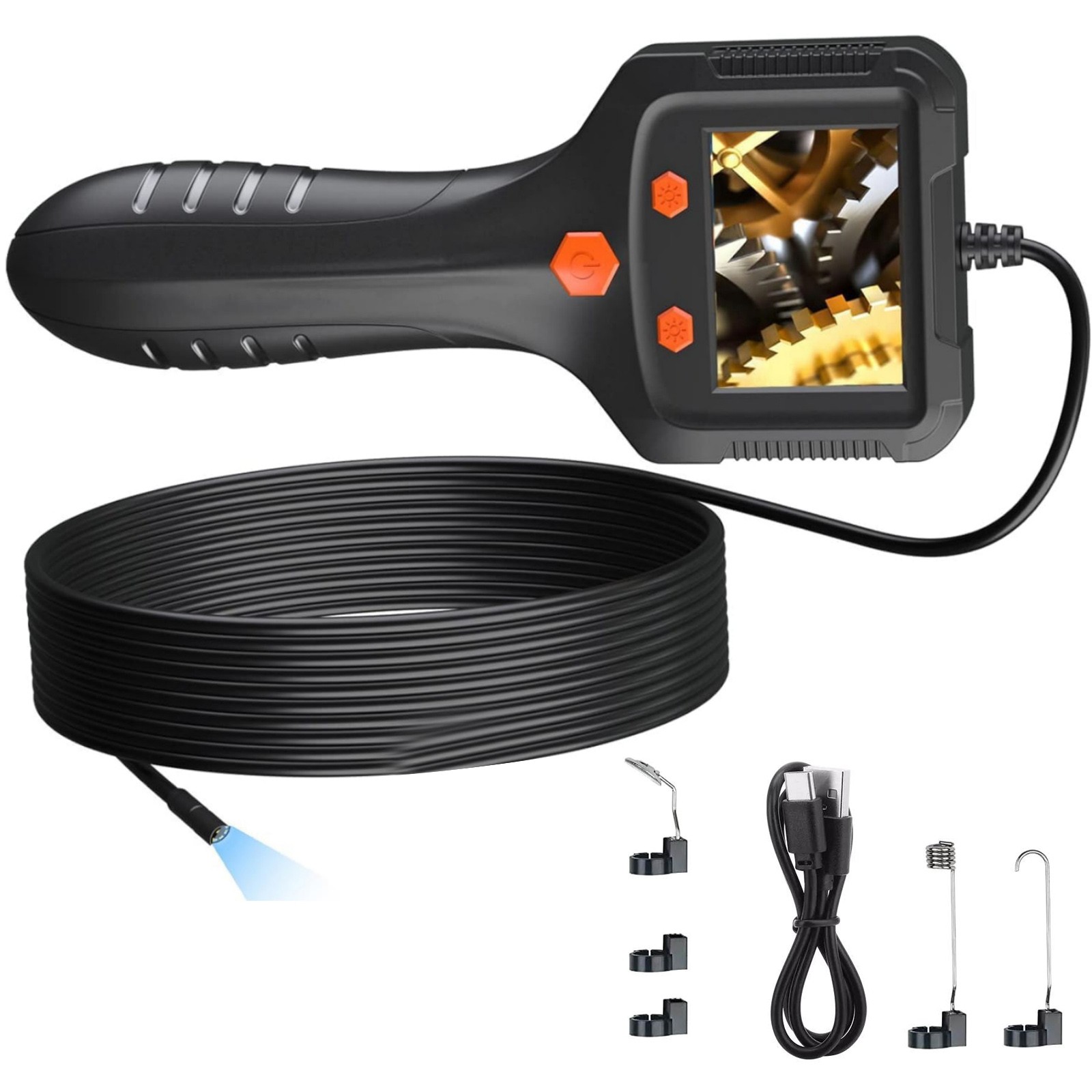 HD Handheld Industrial Borescope Endoscope 2.4