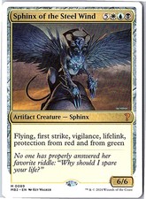 Sphinx of the Steel Wind (White Border) M Mystery Booster 2 89 Near Mint