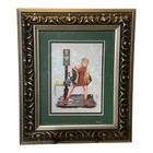 Annie Lee Year 2000 Framed Art “Red Alert Power Surge” Frame Size 13.5” x 11.5”