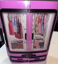 2015 Mattel Barbie Doll Clothes Closet  Carrying Case Only See Pictures Read
