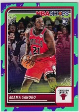 2023-24 NBA HOOPS ** SLIME BORDER ** RC ADAMA SANOGO CHICAGO BULLS HAUNTED z6010