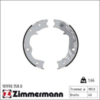 1X Zimmermann 10990.158.0 Bremsbackensatz Feststellbremse FüR KIA Hyundai Sport