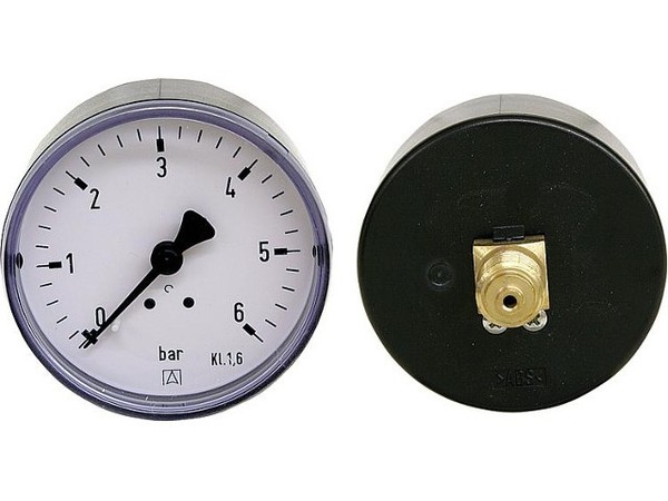 Manometer -1/0 Bar 63 Mm FüR G1/4 Dn 8 1/4' Axial-image