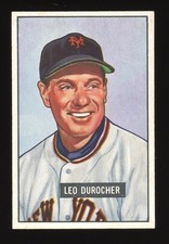 1951 Bowman Baseball #233 Leo Durocher NM