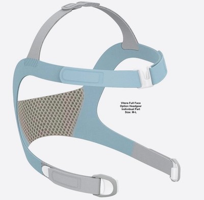 Med/Lg Individual Replacement Part Headgear Only,  for Vitera Full w /clips