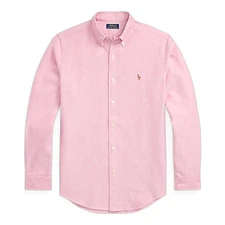 Polo Ralph Lauren Men's Classic Fit Oxford Shirt Long Sleeve Pink Button Down