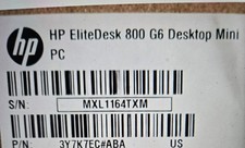 HP EliteDesk 800 G6 Desktop Core i7-10700T 32GB RAM 512GB SSD W10P - Sealed