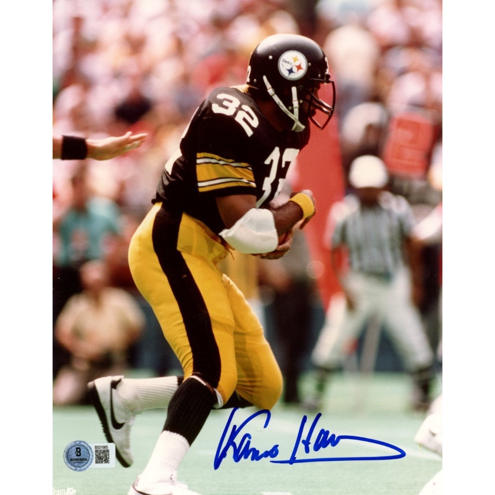 Harris Autographed Signed Pittsburgh Steelers Franco 8x10 Photo Beckett Witness 51715 