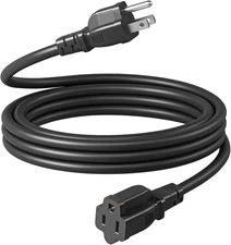 Extension Cord 10 FT, 3 Prong Waterproof Extension Cable for Indoor Outdoor Appl