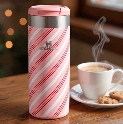 Stanley 16 oz Stainless Steel Aero Light Transit Bottle Strawberry Twist