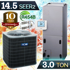 ACiQ 3 Ton 14.5 SEER2 Ducted Heat Pump Central Air Conditioner AC Split System