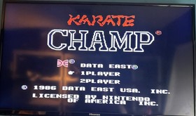 Bad Dudes + Karate Champ Nintendo NES Game Bundle Authentic Tested Data East