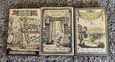 Beverley Nichols HC Set:Down the Garden Path,Thatched Roof,Village in the Valley