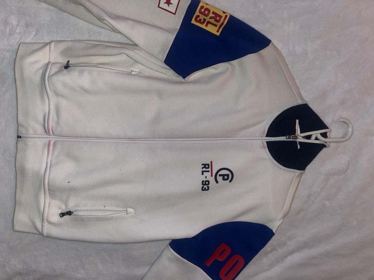 Ralph Lauren Polo Rl 67 P2 Track Jacket 1993 Stadium White | eBay