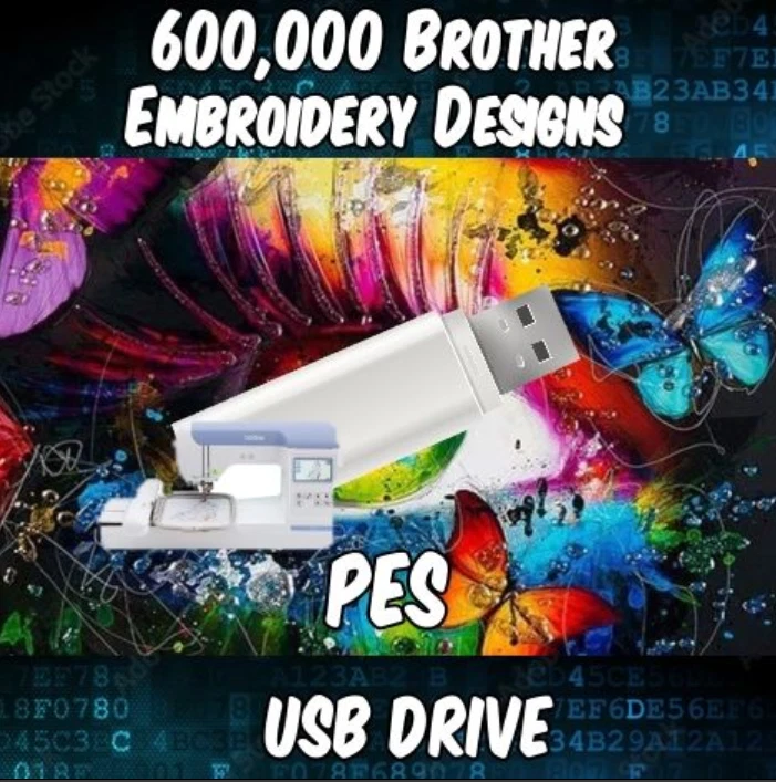 DOUBLEGEMBROIDERY 600,000+ EMBROIDERY DESIGNS PES ON USB - Embroidery Patterns Designs