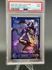 [Solo Leveling]  Solo Leveling Card korean ver. SR SL004 signature Grade 9 PSA