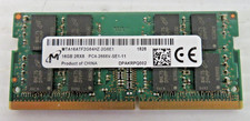 Micron 16GB 1x16GB DDR4 PC4-2666V SODIMM Memory RAM - MTA16ATF2G64HZ-2G6E1