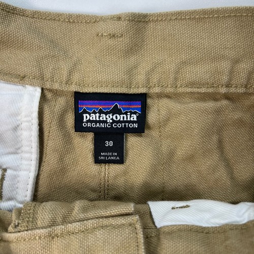 Patagonia Stand Up Shorts Mens 30 Brown Organic Cotton Canvas 7" Outdoors - Picture 2 of 5