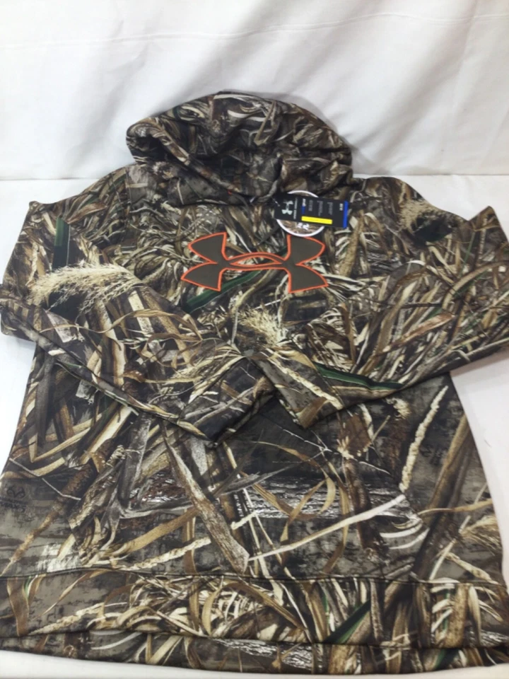 Under Armour ColdGear Realtree Max5 Hoodie Hooded Sweatshirt Size Large FREESHP - Image 3 of 4