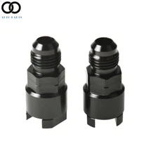 2Pcs Fuel Line EFI Adapter -6 AN Male to 5/16" Fuel Rail Quick Connect Fitting