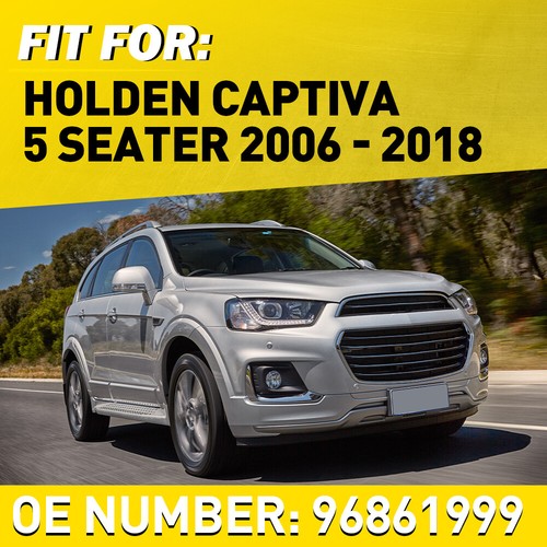 1Pc Black+Chrome Right Interior Door Handle For Holden Captiva 5 Seater 2006-18 - Picture 2 of 10