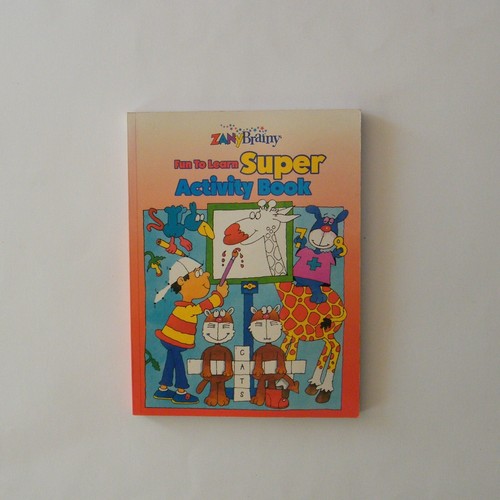  Zany Brainy Super Activity Book Fun To Learn Vintage 1998 Loose Pages - Bild 7 von 7
