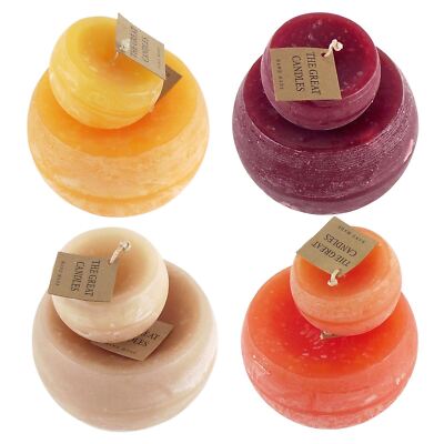 Großhandel 6x Halbkugel Premium Duftkerzen