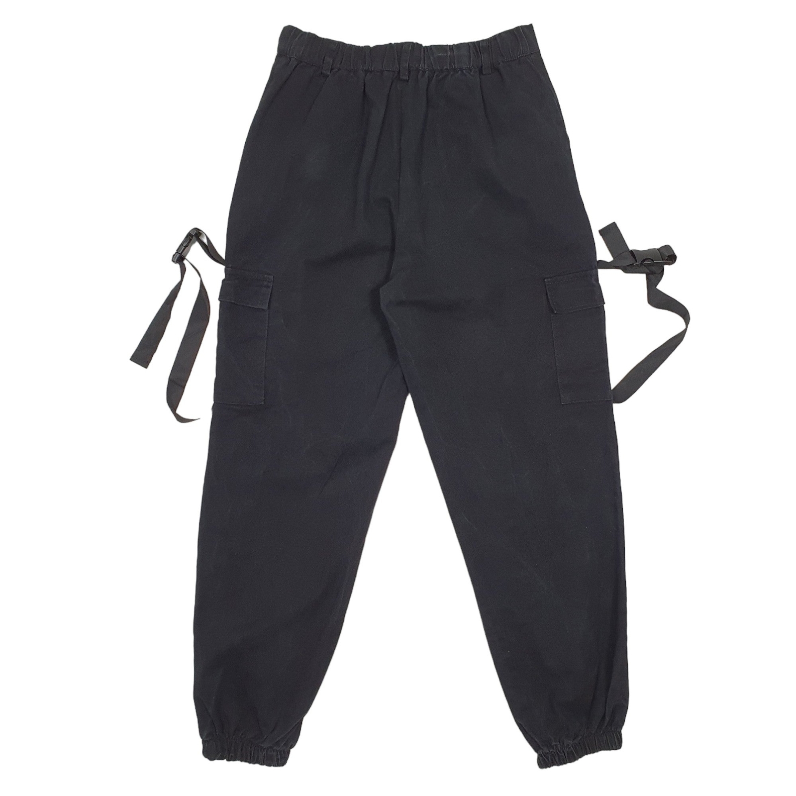 UNBRANDED Combat Pants Cargo Trousers Cotton  &  Polyester Black Mens W28 L27 image 3