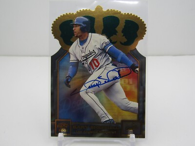 GARY SHEFFIELD 2001 PACIFIC GOLD CROWN DIE CUT AUTOGRAPH AUTO! LA DODGERS!