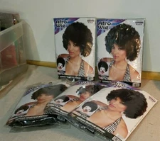 5 BLACK AFRO WIGS NEW IN PACKAGE FORUM NOVELTIES COSTUME THEATRICAL 
