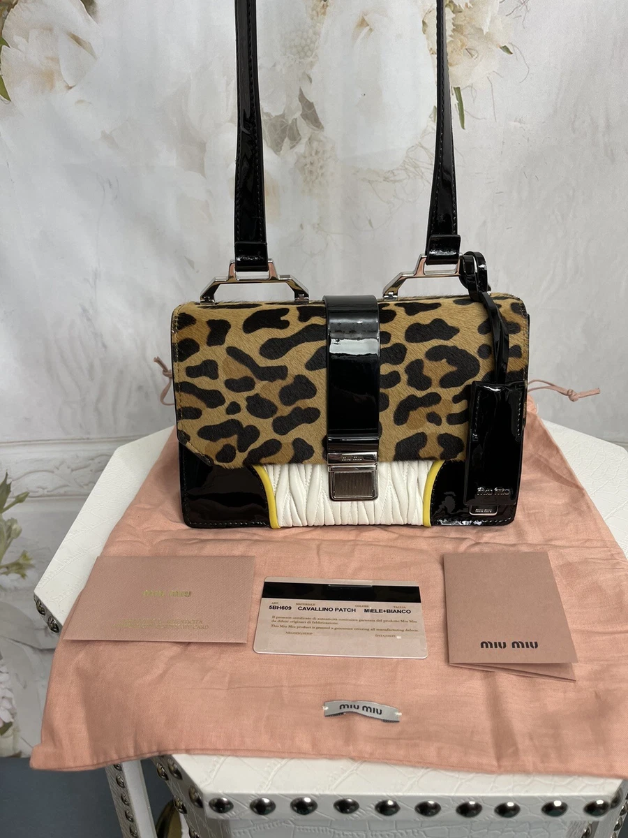 Miu Miu Patent Leather Shoulder Bags for Women for sale | eBay