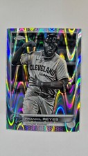 Franmil Reyes 2022 Topps Chrome Sonic #97 Black & White RayWave Refractor