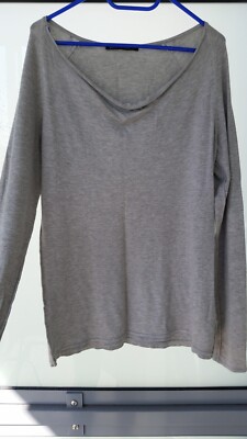 dünner Damen Pullover von Expresso, Größe L, grau