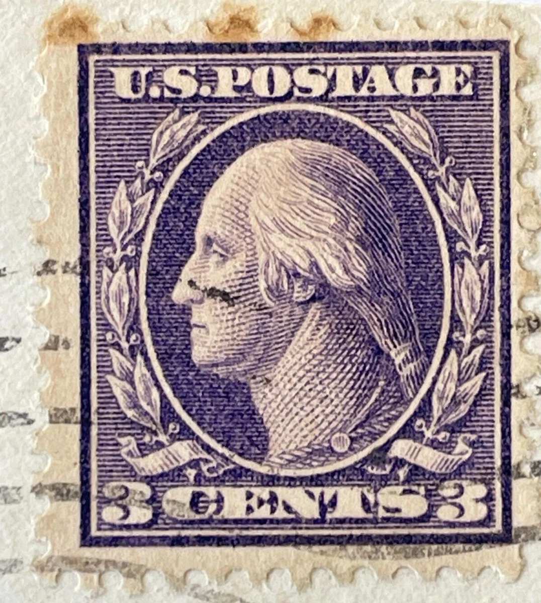 アメリカ合衆国 3セント 使用済み切手 ワシントン George Washington 3 Cent Stamp In Unused Us Stamps (1901-1940) for