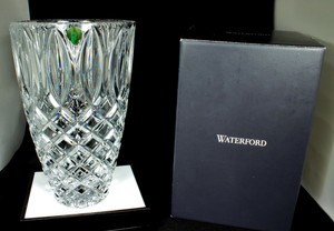 WATERFORD-GRANT-VASE-10-034-Crystal-NEW-in-BOX-Discontinued-2-Available