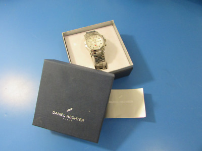 Daniel Hechter Paris Chronograph Watch Made in France Stainless Steel OS60