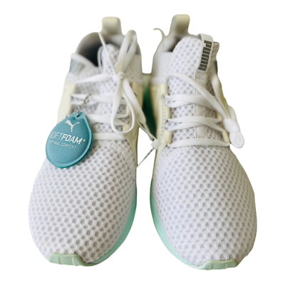 PUMA Women's White Radiate Xt Softfoam+ Optimal Comfort Sneakers Size 38