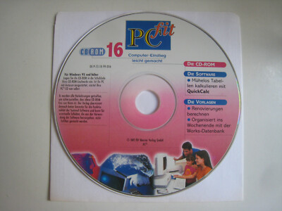 CD ROM - PC fit Computer Einstieg leicht gemacht - Nr.16 QuickCalc - NEU
