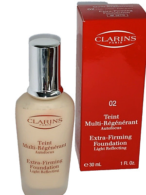 Clarins Extra Firming Foundation Face Makeup 02 Pale Ivory