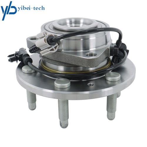 2x Conjunto de buje de cojinete de rueda delantera para Chevy Silverado 1500 Tahoe GMC Sierra 07-13 - Imagen 7 de 14