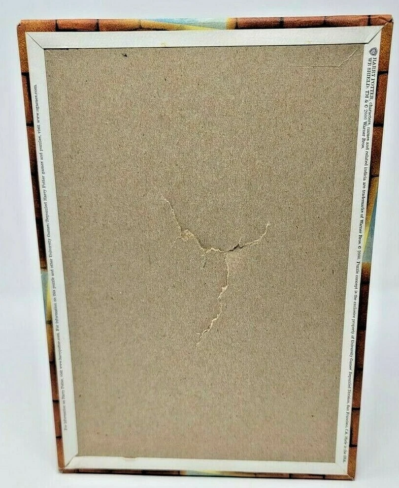 Rompecabezas de 250 piezas Harry Potter y la snitch dorada que brilla en la oscuridad imagen nuevo sellado Foto 3 de 4