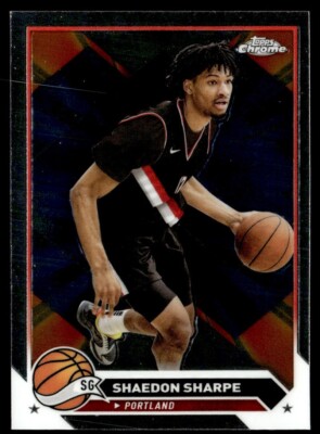2023-24 Topps Chrome Shaedon Sharpe #71 R6220J-3