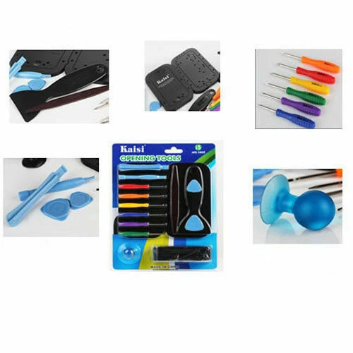 Kit de herramientas de reparación de apertura 16 en 1 juego de destornilladores para iPhone y iPad cortador Sim Foto 3 de 4