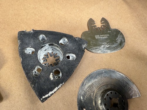 LOT OF Multi-Tool Oscillating Blades - Some New, Some Still Usable FREE SHIPPING - Picture 10 of 13