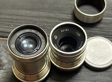 RUSSIA LENS PO-51 industar-50 Soviet Movie camera USSR Kiev 16 C-2