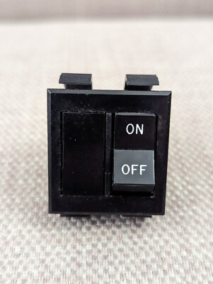 THOMAS BUILT SCHOOL BUS ON-OFF ROCKER SWITCH CARLING *New Old Stock*