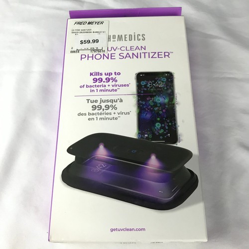 HoMedics UV Clean | Portable Phone Sanitizer | Black | 53399BBR - 第 1/12 張圖片