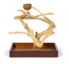Prevue Pet Products Coffeawood Java Tree Minis Small Table Top Playstand 22633