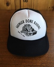 VINTAGE 1985 TRUCKER SNAPBACK CAP DOME HOUSE RAISING ARCHITECTURE BUILDER